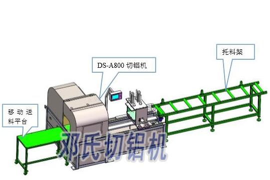 大型鋁型材切割機(jī)DS2-A800設(shè)計(jì)圖